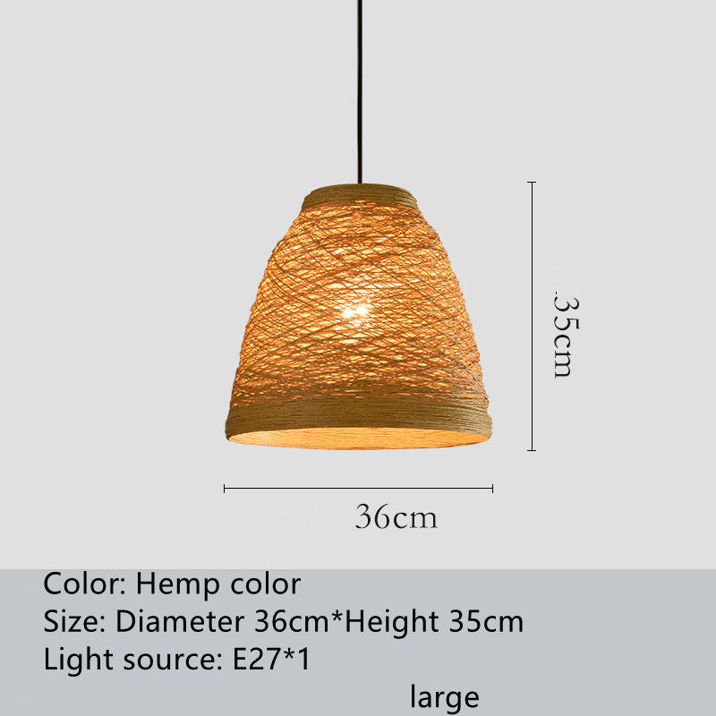 Woven Hanging Lamp