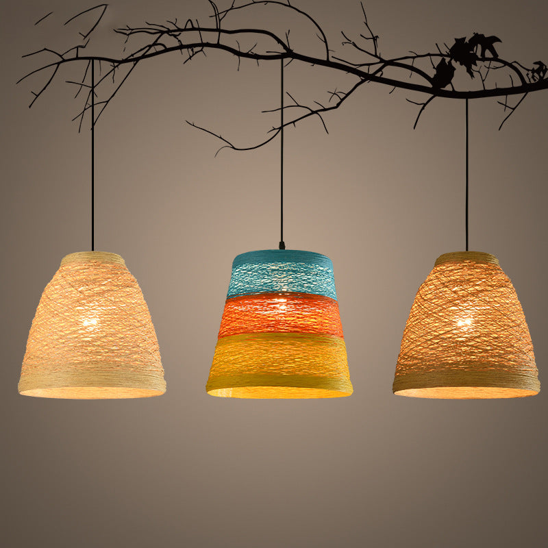Woven Hanging Lamp