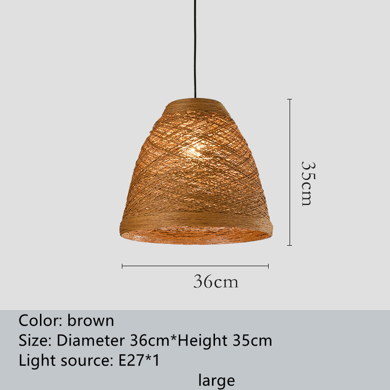 Woven Hanging Lamp