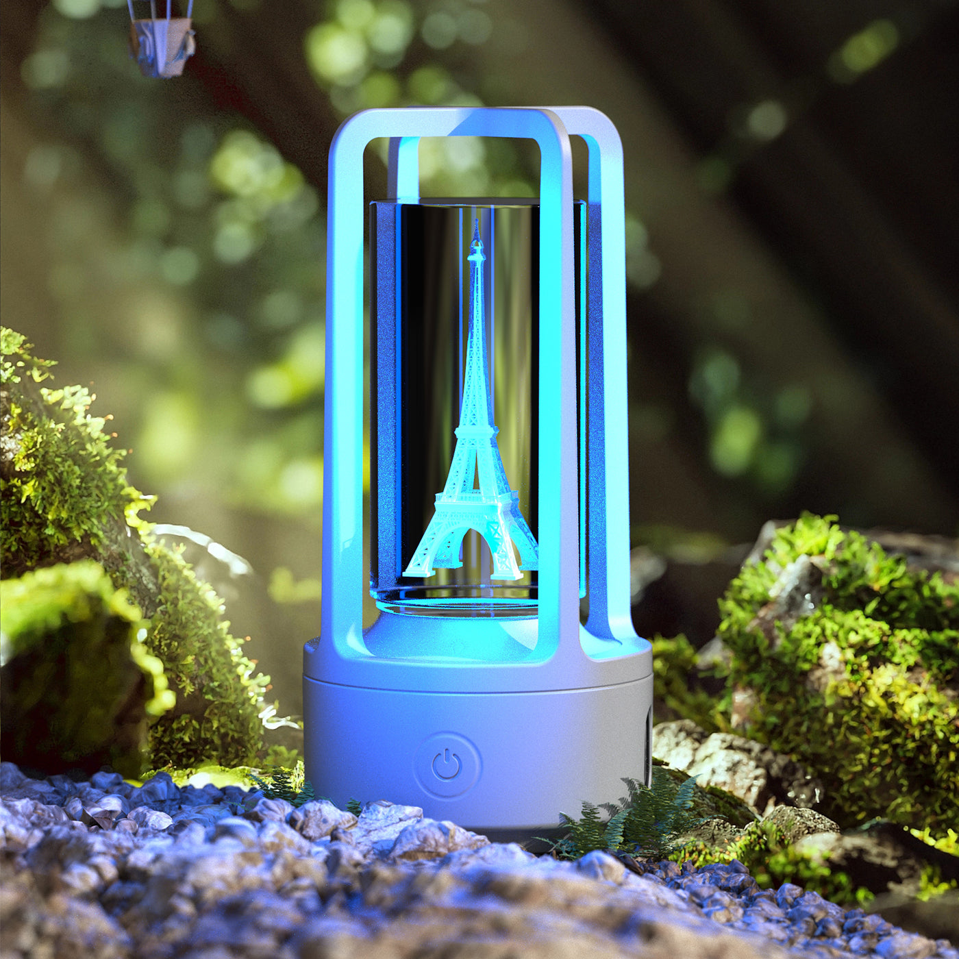 2 In 1 Audio Acrylic Crystal Lamp And Bluetooth Speaker Valentine's Day Gift