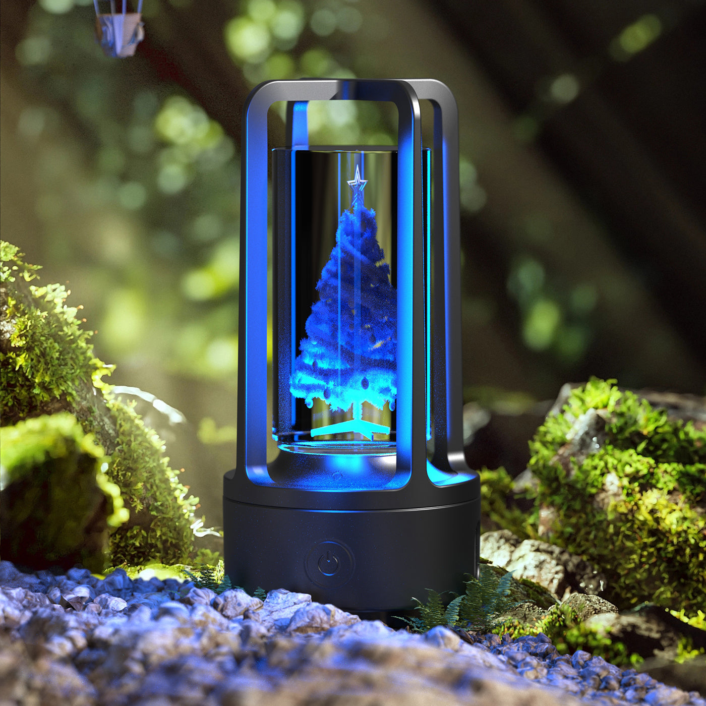 2 In 1 Audio Acrylic Crystal Lamp And Bluetooth Speaker Valentine's Day Gift