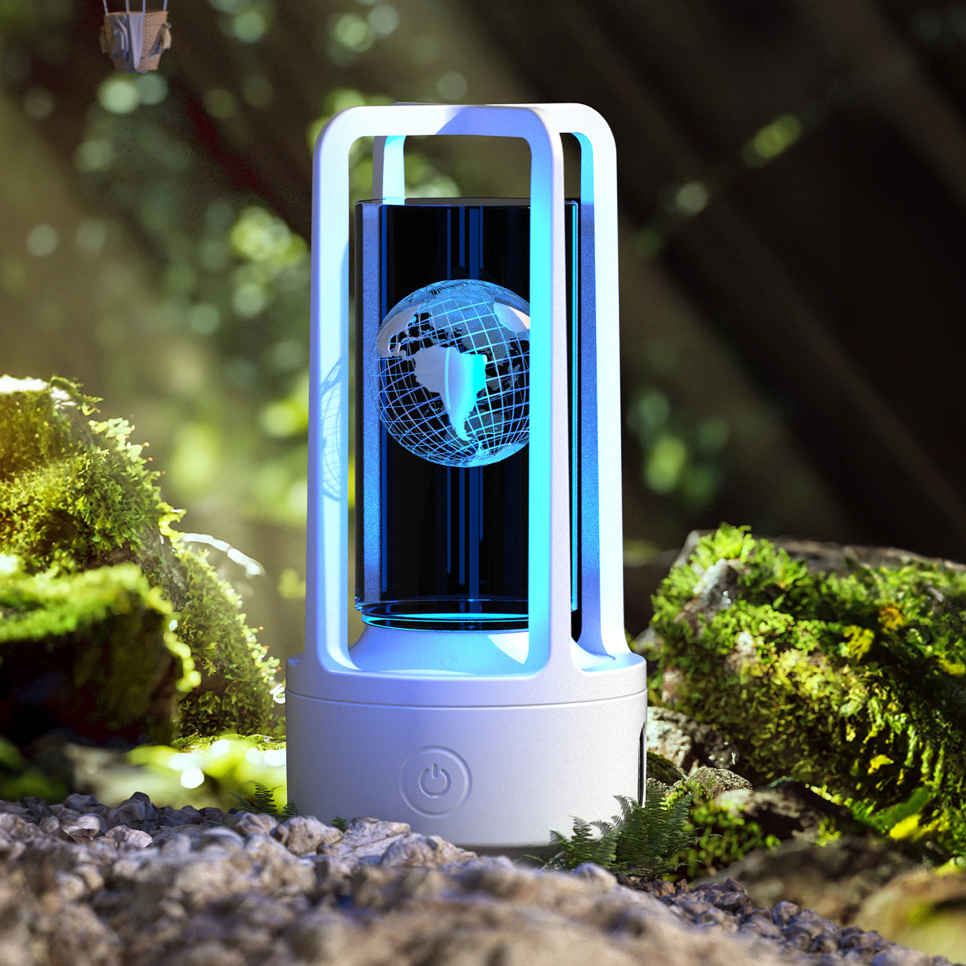 2 In 1 Audio Acrylic Crystal Lamp And Bluetooth Speaker Valentine's Day Gift