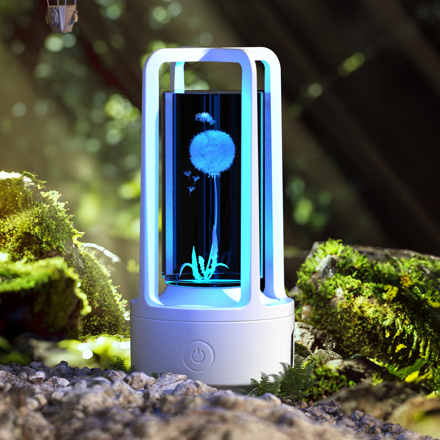 2 In 1 Audio Acrylic Crystal Lamp And Bluetooth Speaker Valentine's Day Gift