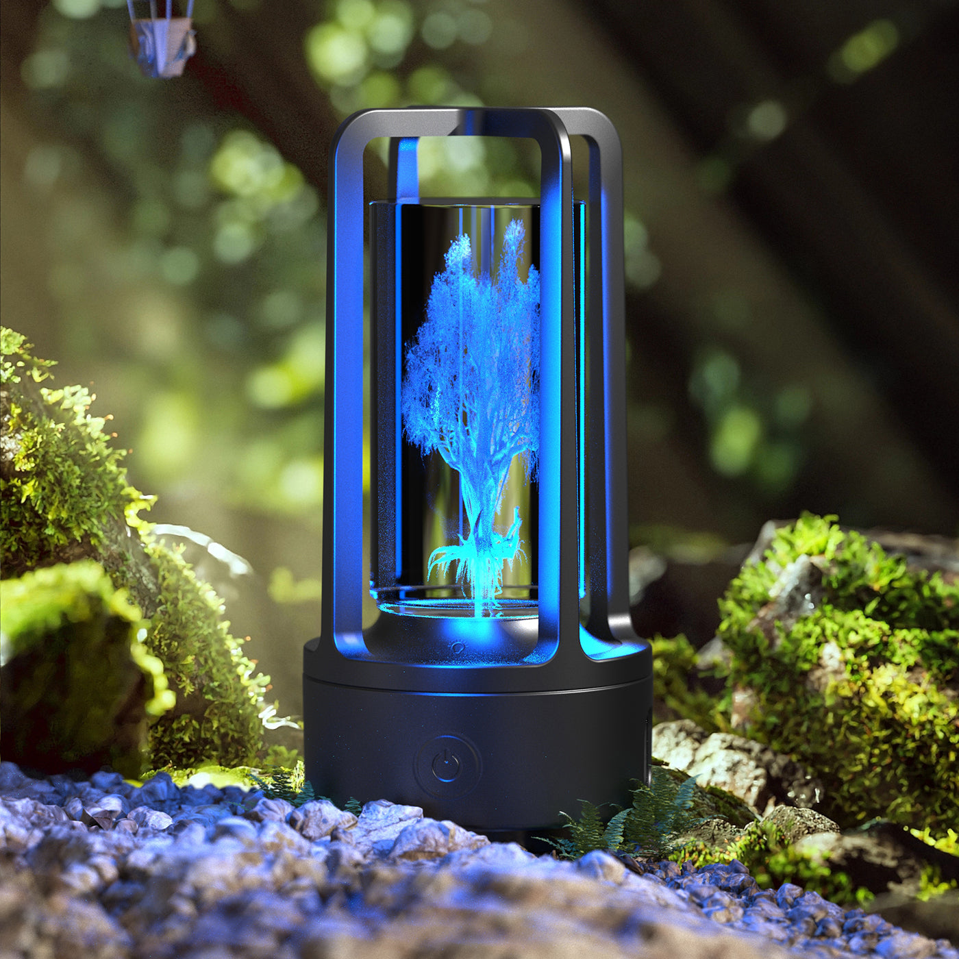 2 In 1 Audio Acrylic Crystal Lamp And Bluetooth Speaker Valentine's Day Gift