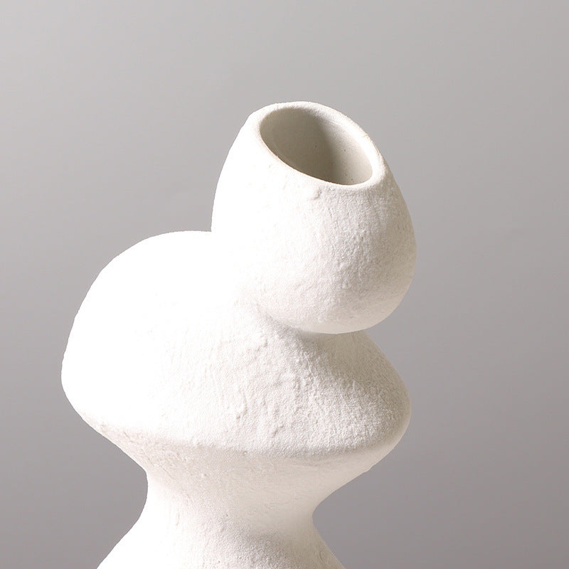 Stacked Ceramic Vases