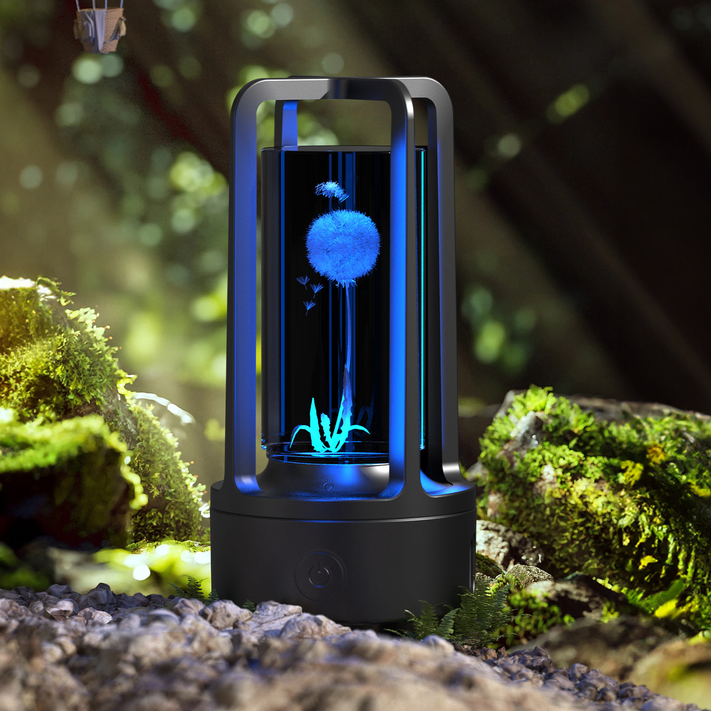 2 In 1 Audio Acrylic Crystal Lamp And Bluetooth Speaker Valentine's Day Gift