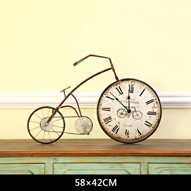 Retro Bike Wall Clock