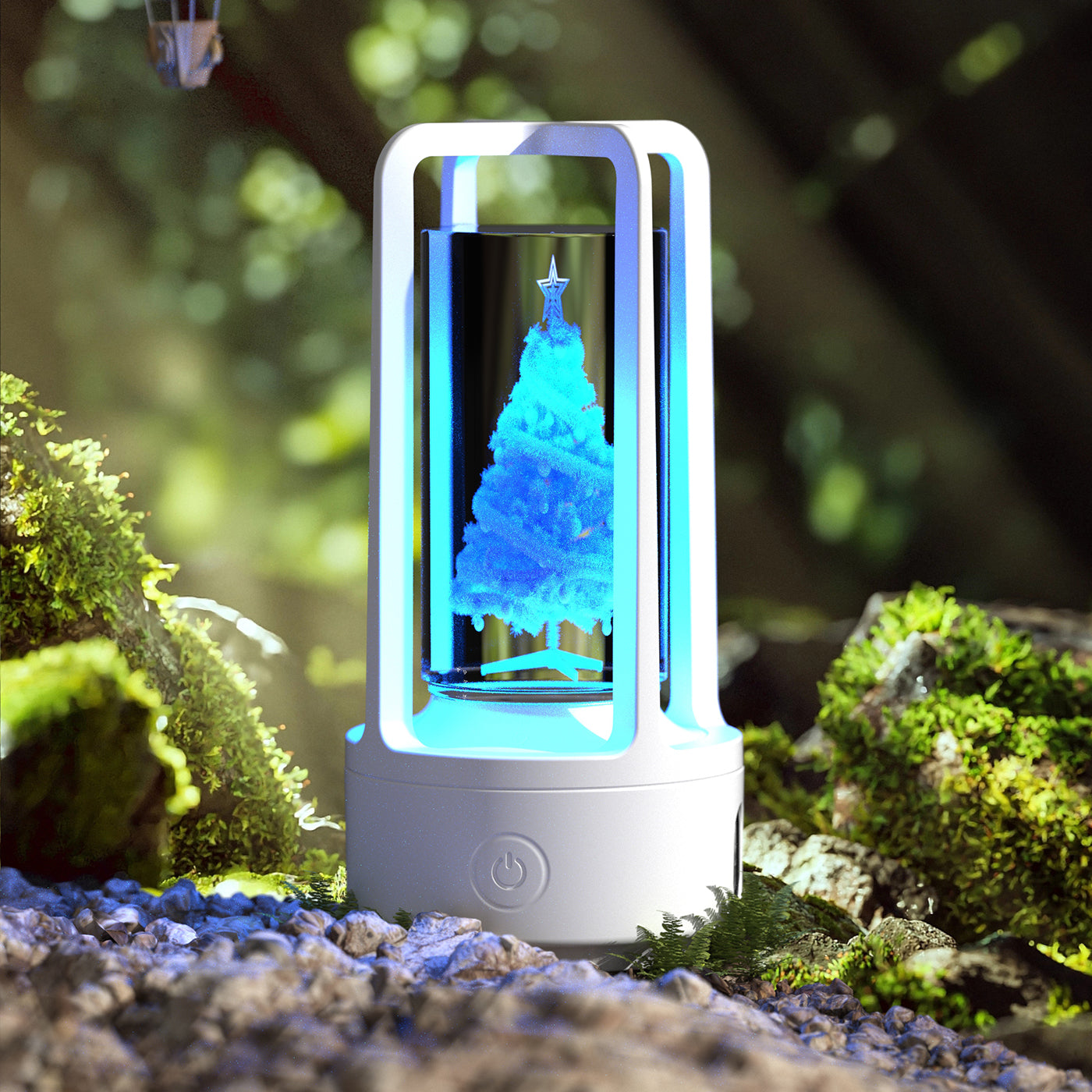 2 In 1 Audio Acrylic Crystal Lamp And Bluetooth Speaker Valentine's Day Gift