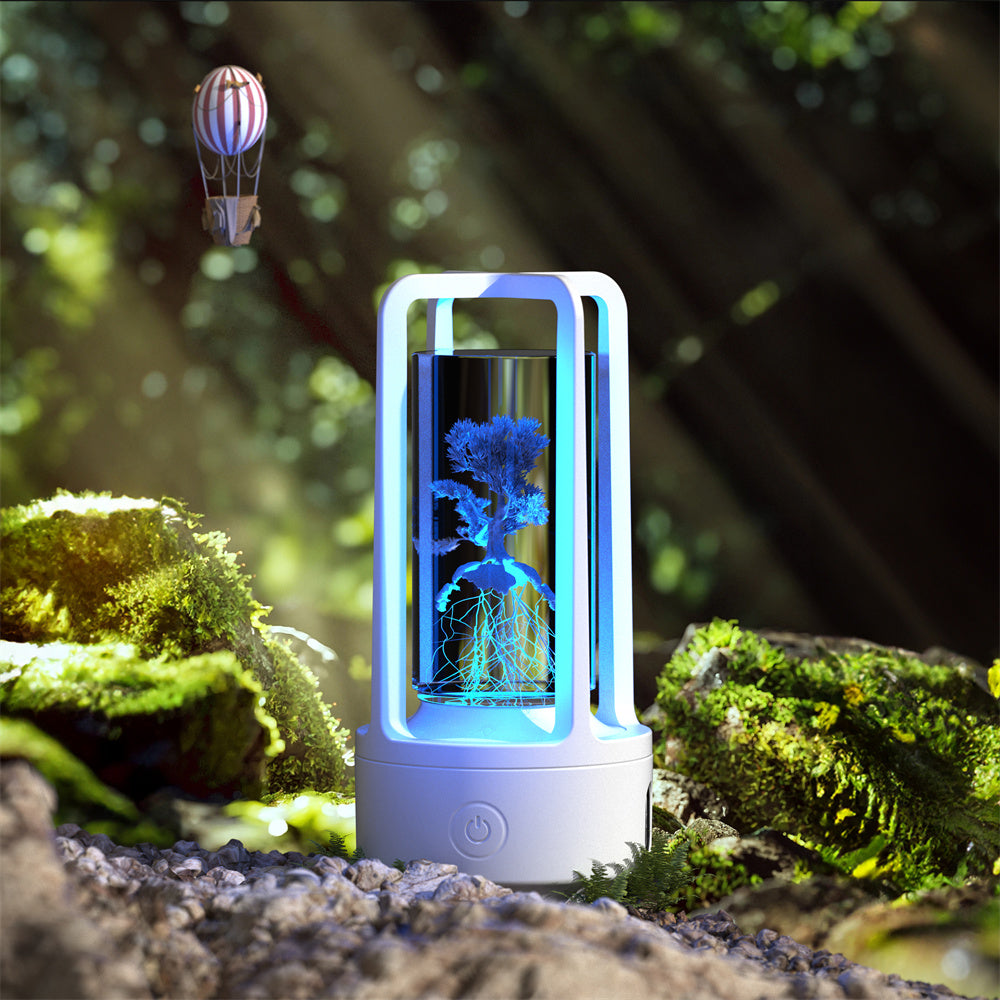 2 In 1 Audio Acrylic Crystal Lamp And Bluetooth Speaker Valentine's Day Gift