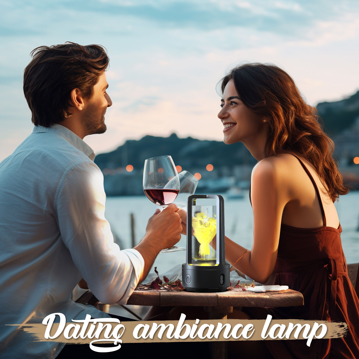 2 In 1 Audio Acrylic Crystal Lamp And Bluetooth Speaker Valentine's Day Gift