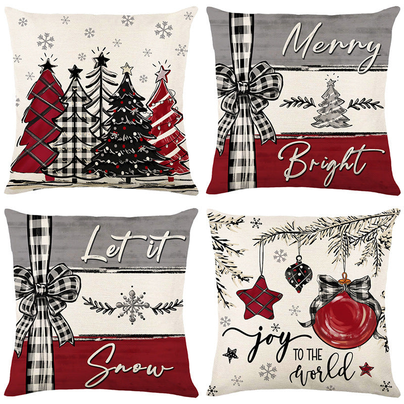 Christmas Cushion Cover Pillowcase
