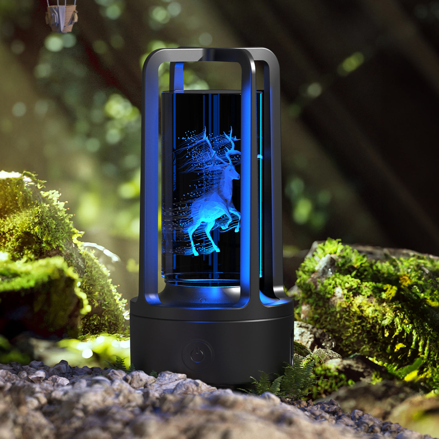 2 In 1 Audio Acrylic Crystal Lamp And Bluetooth Speaker Valentine's Day Gift