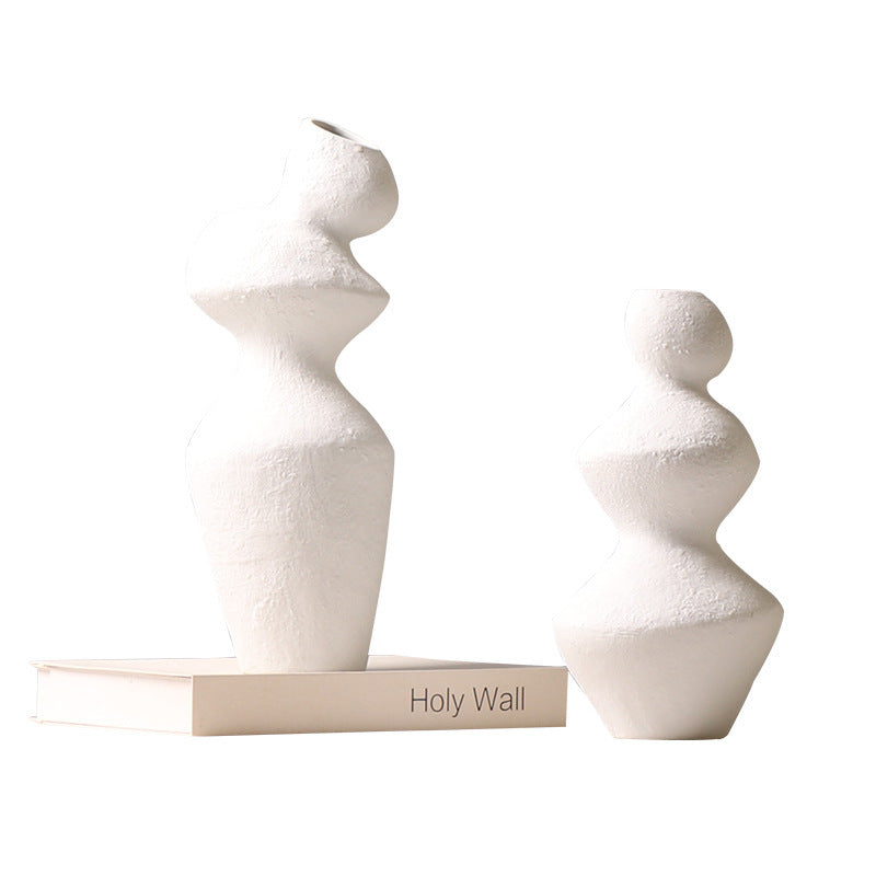 Stacked Ceramic Vases